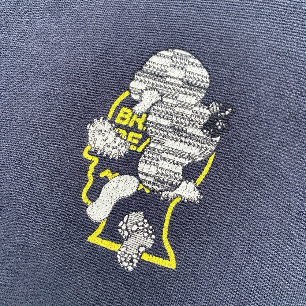 Brain Dead Long Sleeve Tee Shirt Medium Area Navy Blue Rare Graphic - Picture 3 of 10
